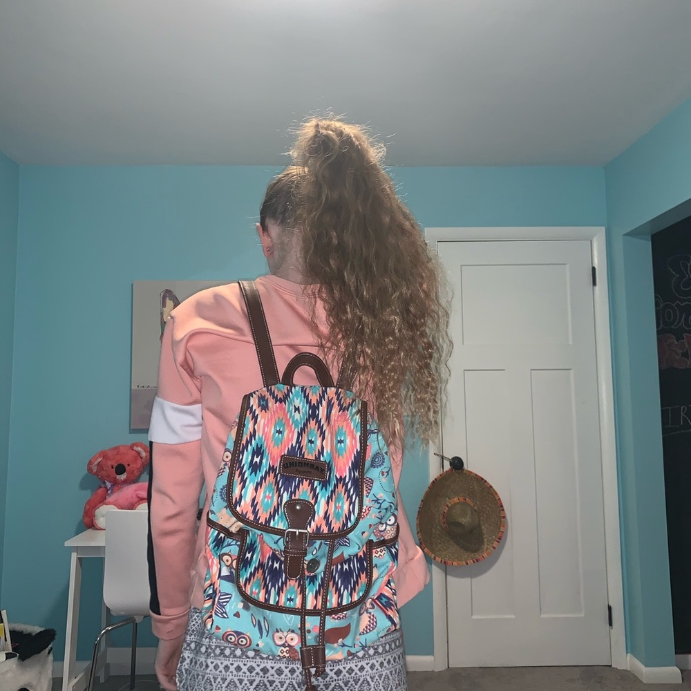 Mini backpack teal - Picture 4 of 4